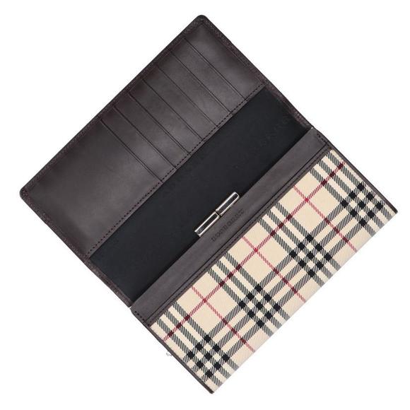 BURBERRY Bifold Flap Wallet Nova Check Long - Picture 4 of 6